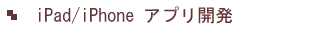iPad/iPhone アプリ開発